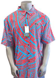 Eveni Pacific Men's Classic Elei Shirt - Plum Parish