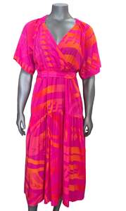 Koko Pacific Long Dress - Reefpop Pink