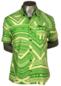 Eveni Pacific Men's Classic Elei Shirt - High Tide Green