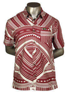 Eveni Pacific Men's Classic Elei Shirt - Hue Coast Brown
