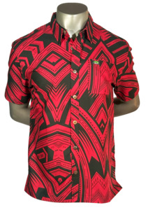 Eveni Pacific Men's Classic Elei Shirt - Deep Blue Dusk