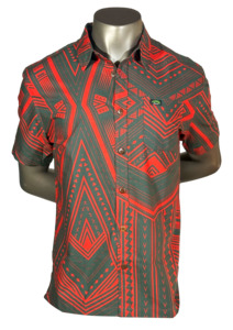 Eveni Pacific Men's Classic Elei Shirt - Oasis Brown