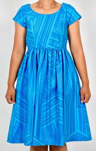 Eveni Pacific Ladies Midi Dress - Oceanic Obsession