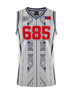 El By Mks Basketball Jersey: MKS Boys Basketball Jersey 1 Regal White