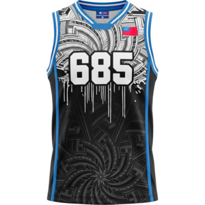 MKS Boys Basketball Jersey 13 Midnight Charcoal