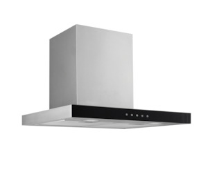 60CM BLACK GLASS CANOPY RANGEHOOD: RBES61TB