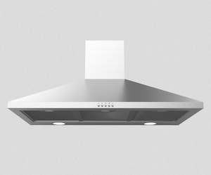 rangehoods: 90CM PYRAMID CANOPY RANGEHOOD: RBES930LX