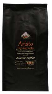 Coffee: Dark Roast Aristo Freshly Roasted Coffee Beans by Everest Coffee