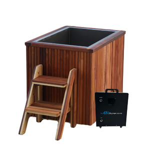 Ice Bath Chiller: Cedar Pro Stainless + EP1™ 1HP WIFI UV Filtered Cooling Motor