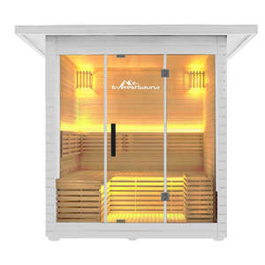 All: White Onyx Traditional Outdoor Sauna