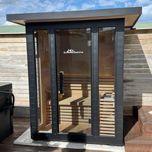 All: Onyx Traditional Outdoor Sauna