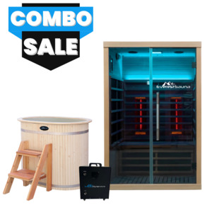 Combo Deals: Sienna Sauna + Everest Nordic Chill Ice Bath