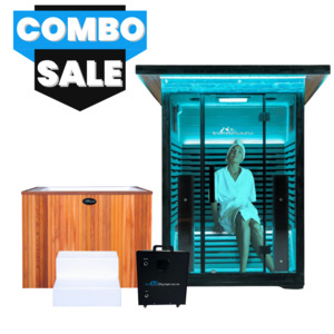 Combo Deals: Obsidian Sauna +  Cedar Pro Ice bath