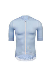 Urban Traveler Max Mens Light Blue Short Sleeve Jersey