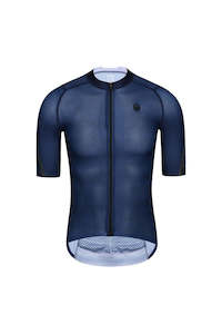 Mens Short Sleeve Tops: Carbonfiber Blue Mens Pro Short Sleeve Top