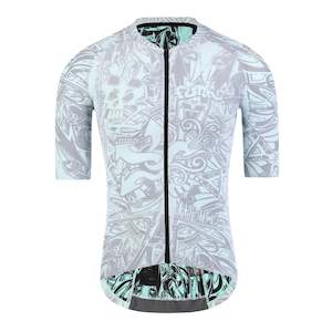 Mens Short Sleeve Tops: Le Mans Green Pro Mens Short Sleeve Top