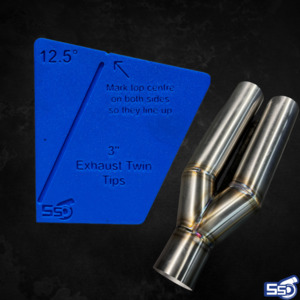 SS Customs Twin Exhaust Tip Marker