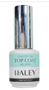 gel topcoat: Haley Soak Off Gel No Wipe Top Coat