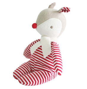 Alimrose Baby Rudolph 20cm Red Stripe