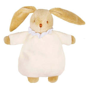 Animals: xTrousselier TRSV634113 Soft Bunny Fluffy w/Rattle Ivory 20Cm