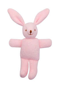 Animals: xTrousselier TRSV76711 Bunny with Rattle Pink 12 Cm