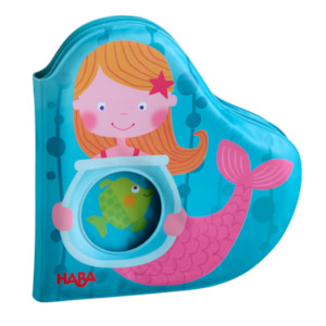 Bath Toys: HABA Bath Book Mermaid