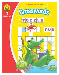 Books: Hinkler School Zone Crosswords Activity Zone Book