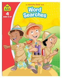 Books: Hinkler School Zone Word Searches Activity Zone Book