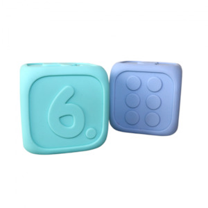 Jellystone My First Dice - Soft Blue & Soft Mint
