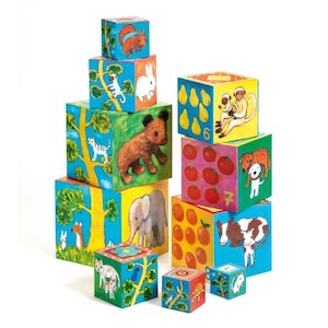 Educational: Djeco My Friends Blocks - 10pc