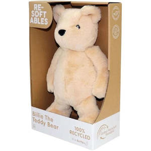 Soft Toys: Funtime Resoftables  12 inch Medium - Billie -  Teddy Bear
