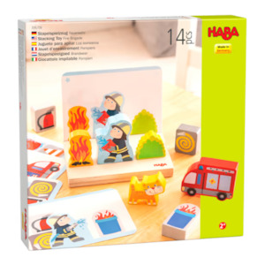 HABA Stacking Toy Fire Brigade