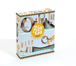 Wooden Toys: Djeco Zig & Go - 25 pcs