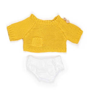 Doll Clothing: Miniland Clothing Sea pants and jumper (32 cm Doll)