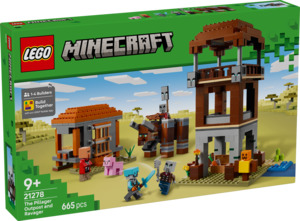 LEGO Minecraft The Pillager Outpost and Ravager 21278