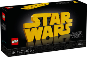 Play: LEGO Star Wars Brick-Built Star Wars Logo 75407