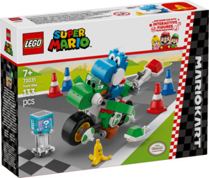 Play: LEGO Super Mario Mario Kart â€“ Yoshi Bike 72031