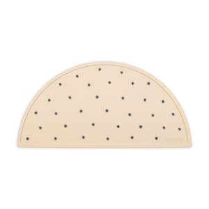 Mushie Silicone Place Mat - Black Daisy