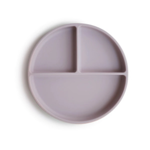 Mushie Silicone Suction Plate- Soft Lilac