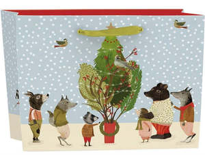 Roger La Borde - Christmas Procession - Christmas Large Gift Bag