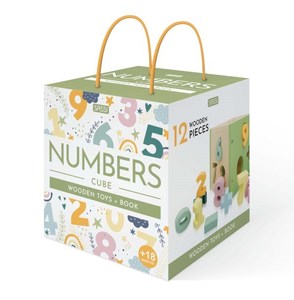 Sassi Junior Wooden Sorting Box and Book - Numbers