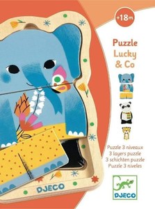 Wooden Puzzles: Djeco Lucky & Co