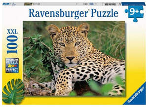 Puzzles 6: Ravensburger Lounging Leopard 100pc