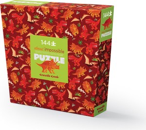 Puzzles 6: Crocodile Creek 144pc Impossible Puzzle Dino World
