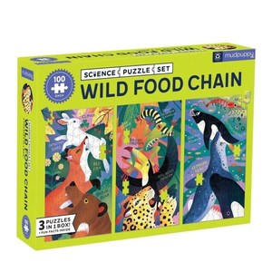 Puzzles 6: Mudpuppy Wild Food Chain Science Puzzle Set