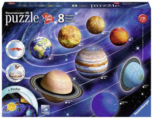 Ravensburger Solar System 8 Planets 3D Puzzle 522pc