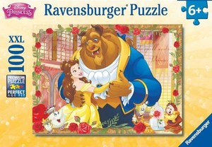 Puzzles 6: Ravensburger Disney Belle & Beast Puzzle GLITTER 100pc