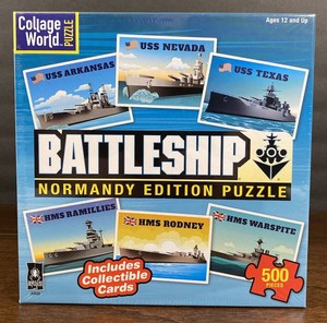 U Games 500pc Hasbro Puzzle - Normandy Edition Battleships
