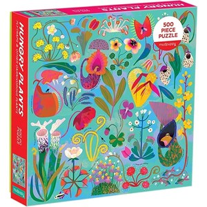 Mudpuppy Hungry Plants 500pc Family Puzzle