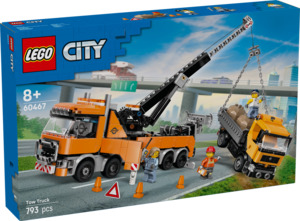 Lego City: LEGO CITY Heavy-Duty Recovery Tow Truck with Crane 60467